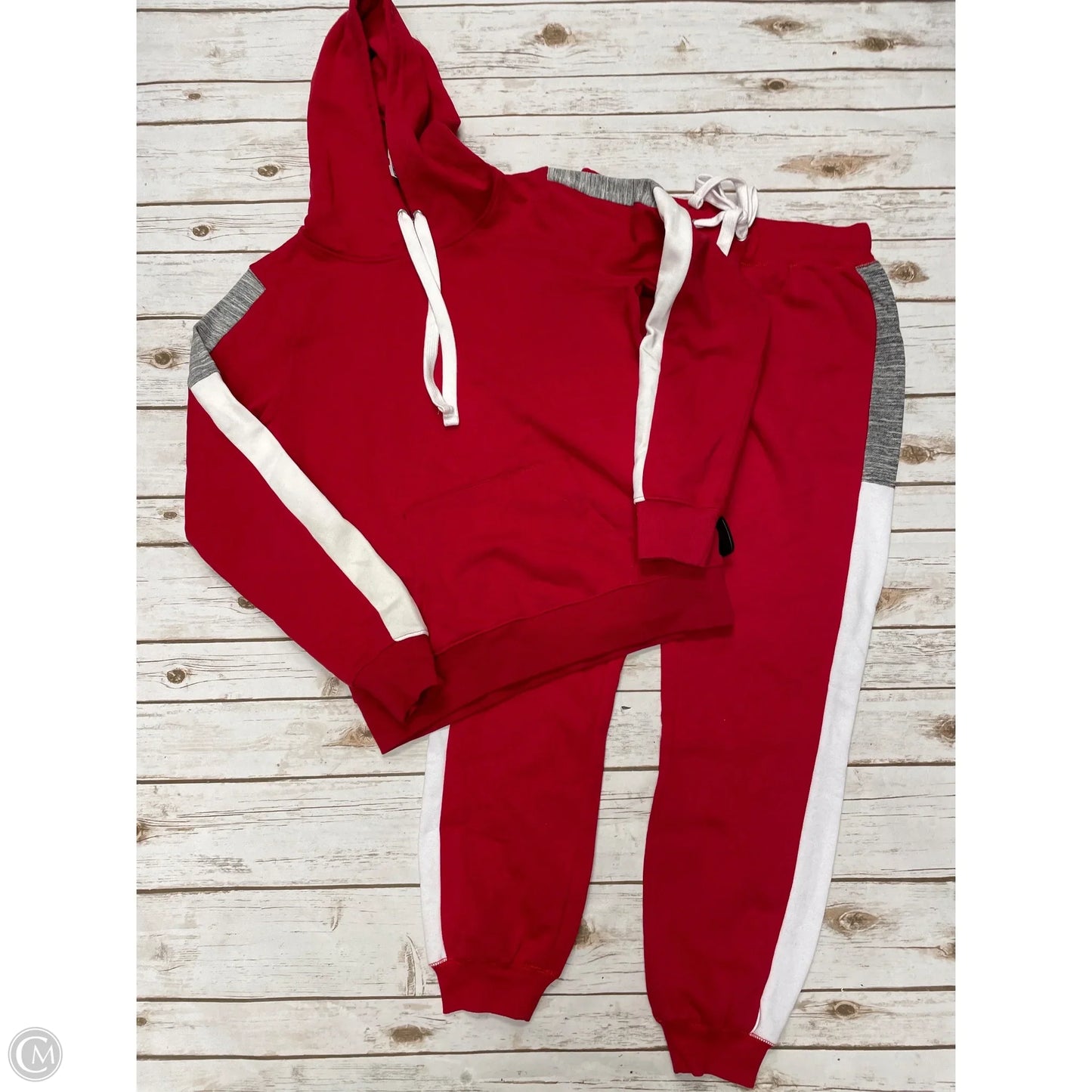 Pants Set 2pc By Fashion Nova In Red, Size: L