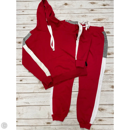 Pants Set 2pc By Fashion Nova In Red, Size: L