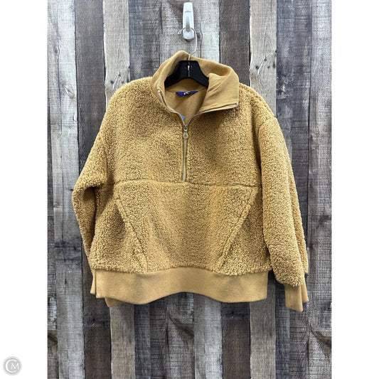 Sweatshirt Crewneck By Joy Lab In Tan, Size: M