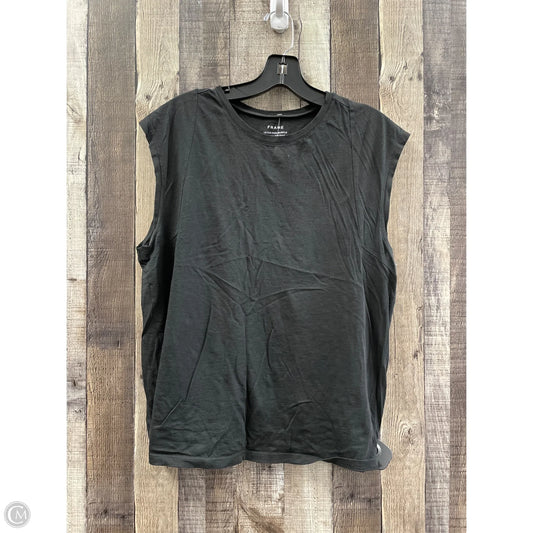 Top Sleeveless Basic By Frame In Black, Size: Xl