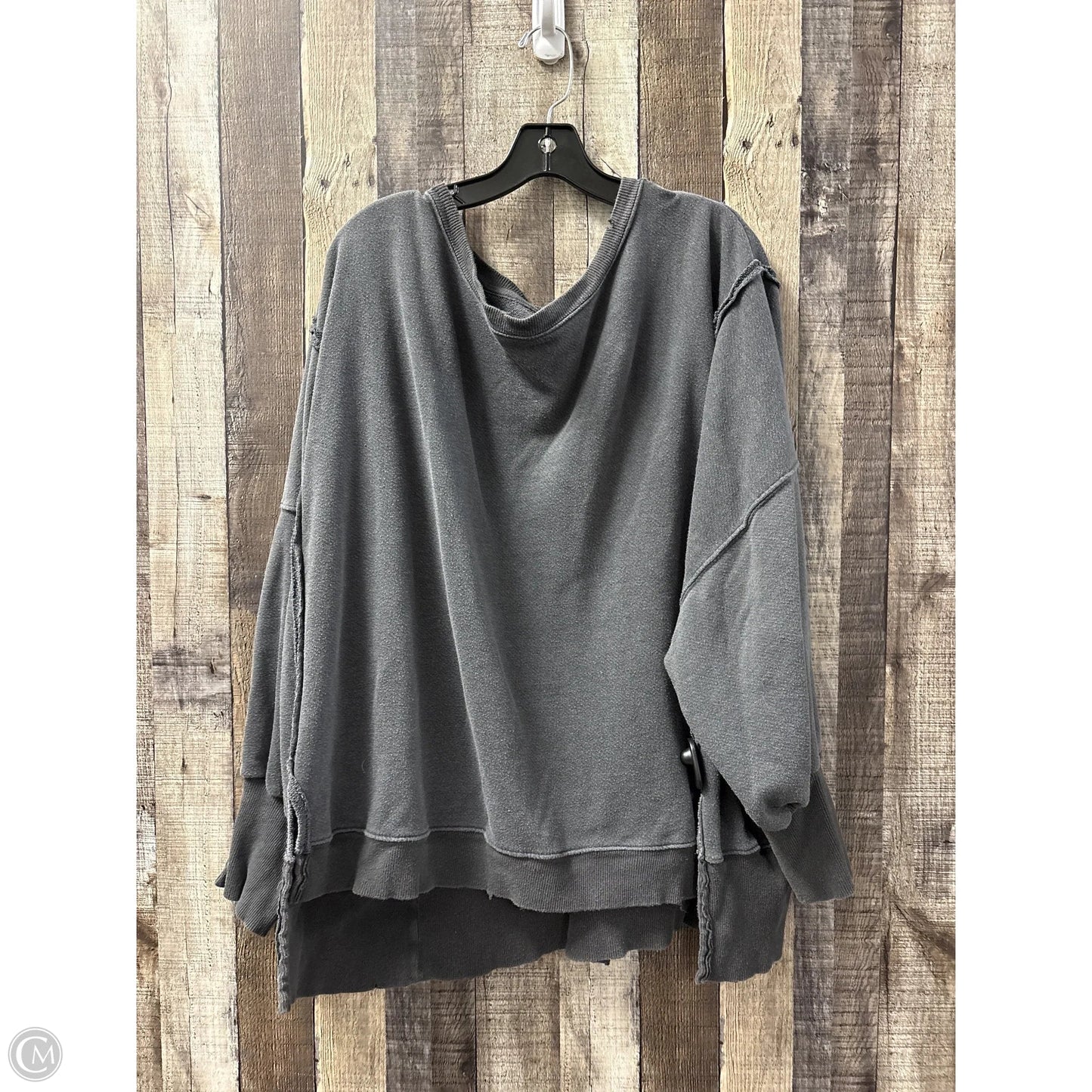 Sweatshirt Collar By We The Free In Grey, Size: Xl