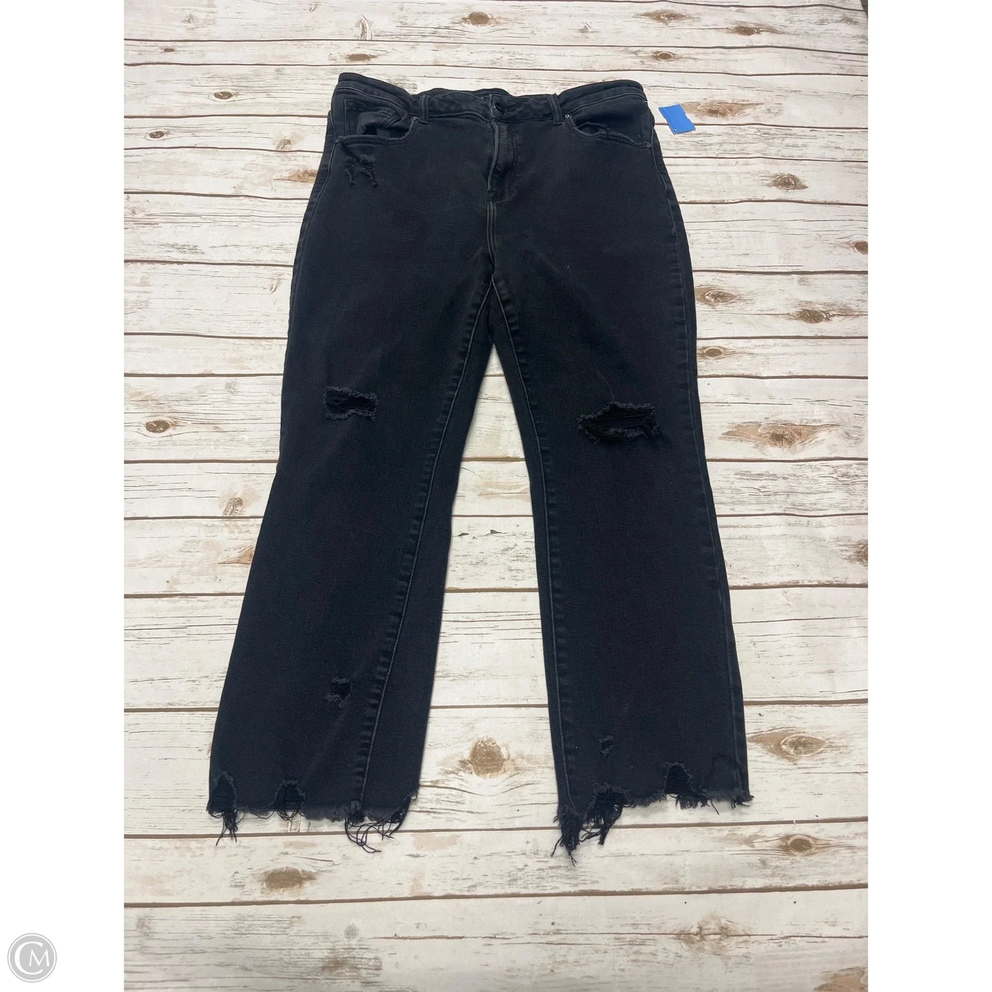 Jeans Straight By Cme In Black Denim, Size: 1x