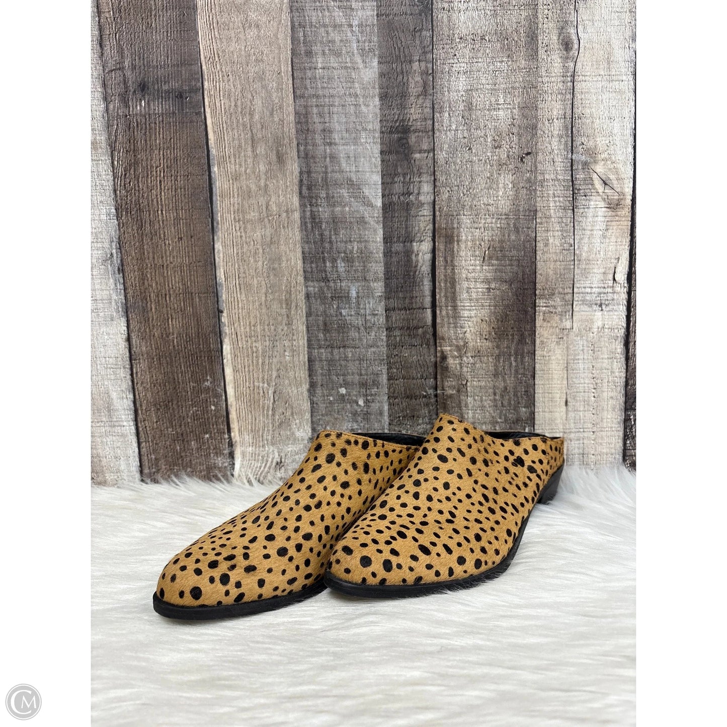 Shoes Flats By Crown Vintage In Animal Print, Size: 7.5