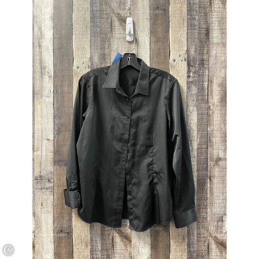 Top Long Sleeve By Cme In Black, Size: M