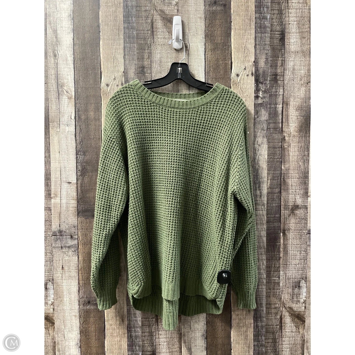 Sweater By Zenana In Green, Size: L