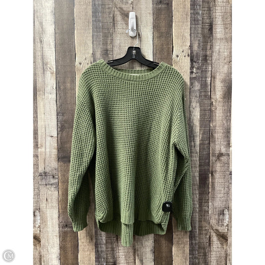 Sweater By Zenana In Green, Size: L