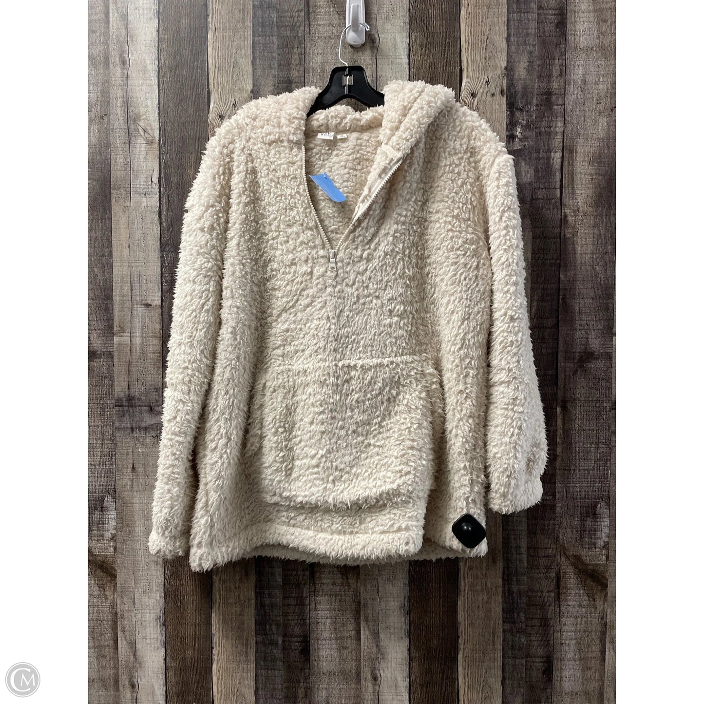 Jacket Fleece By Gap In Cream, Size: Xs
