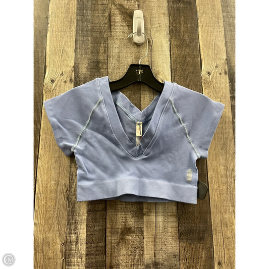 Top Short Sleeve By Free People In Blue, Size: M