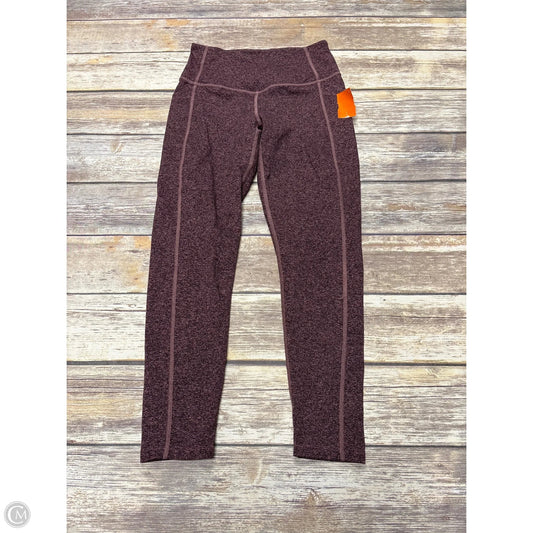 Athletic Leggings By Zella In Purple, Size: S