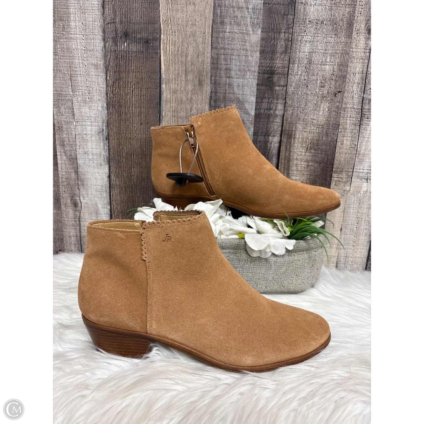 Boots Ankle Heels By Jack Rogers In Brown, Size: 10