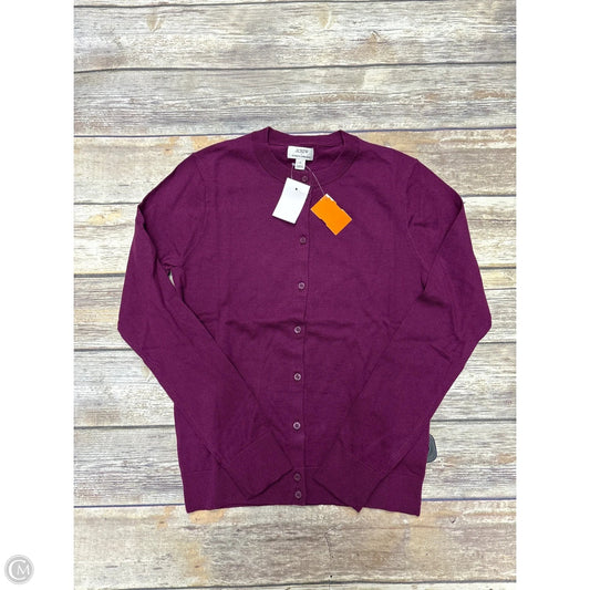 Cardigan By J. Crew In Purple, Size: S