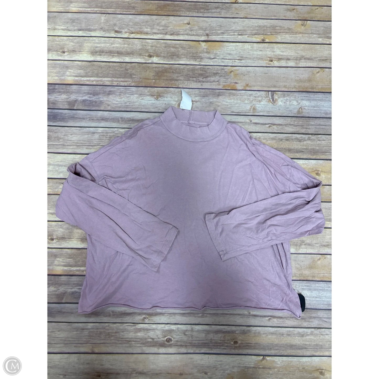 Top Long Sleeve By Aerie In Purple, Size: Xl