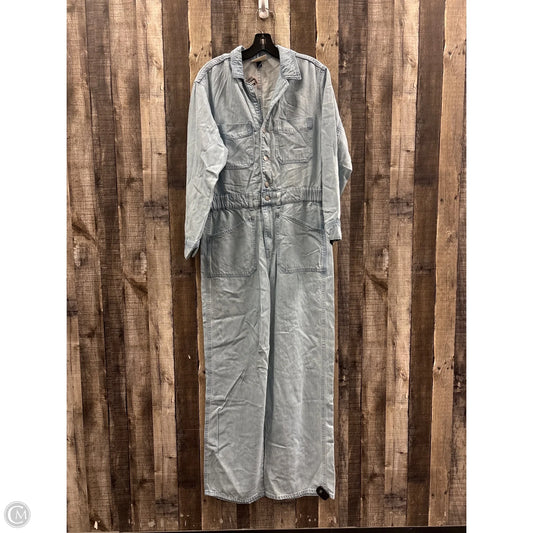 Jumpsuit By Universal Thread In Blue Denim, Size: 10