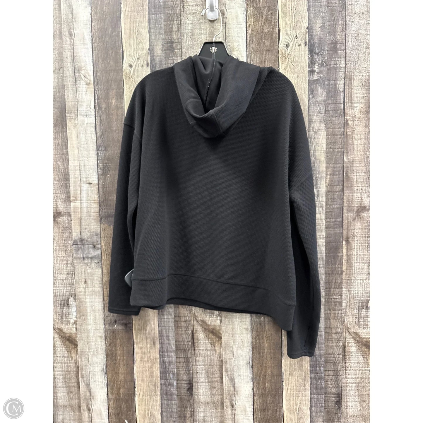 Athletic Sweatshirt Hoodie By Soybu In Black, Size: M
