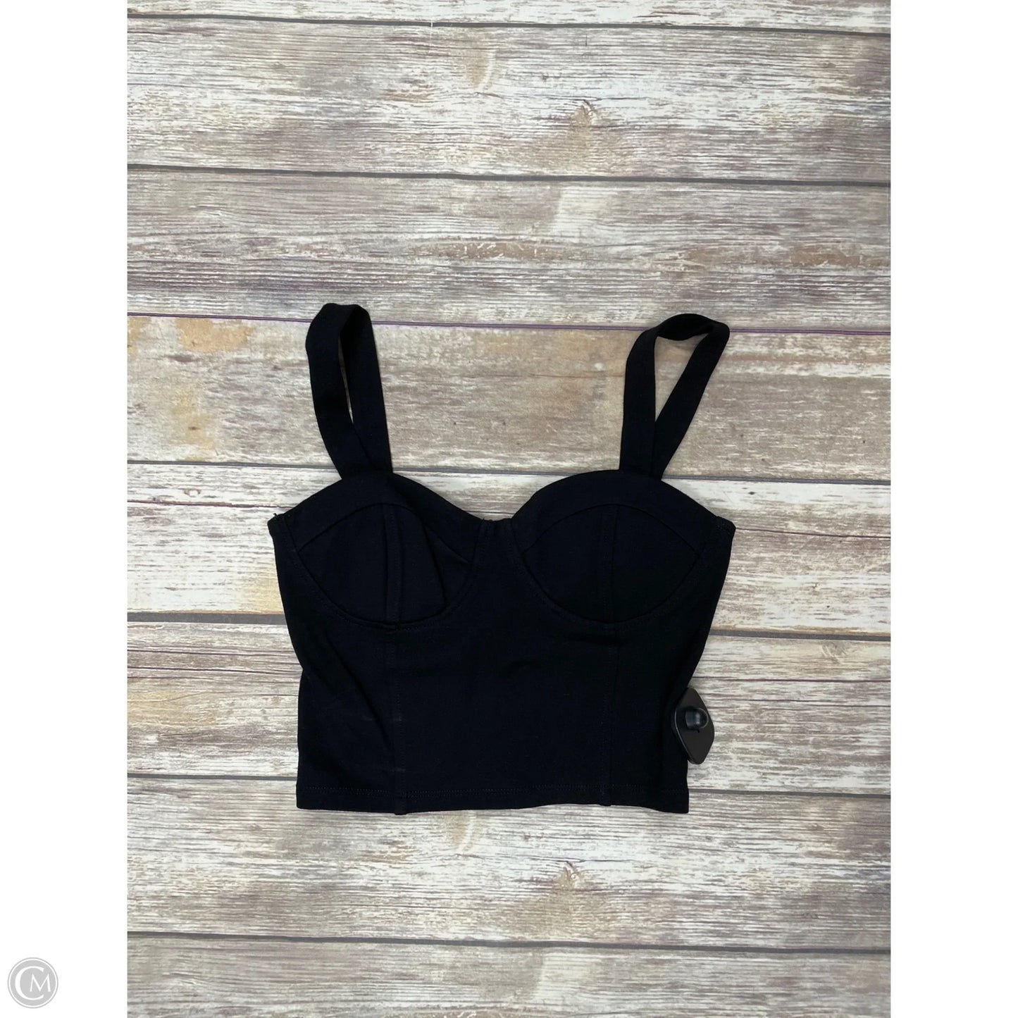 Top Sleeveless By Shinestar In Black, Size: S