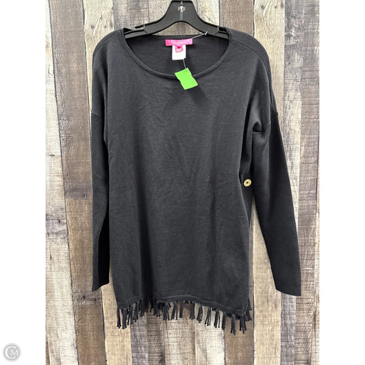 Top Long Sleeve Designer By Lilly Pulitzer In Black, Size: S