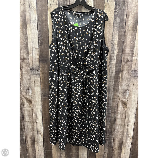 Dress Casual Maxi By Bloomchic In Black, Size: 3x