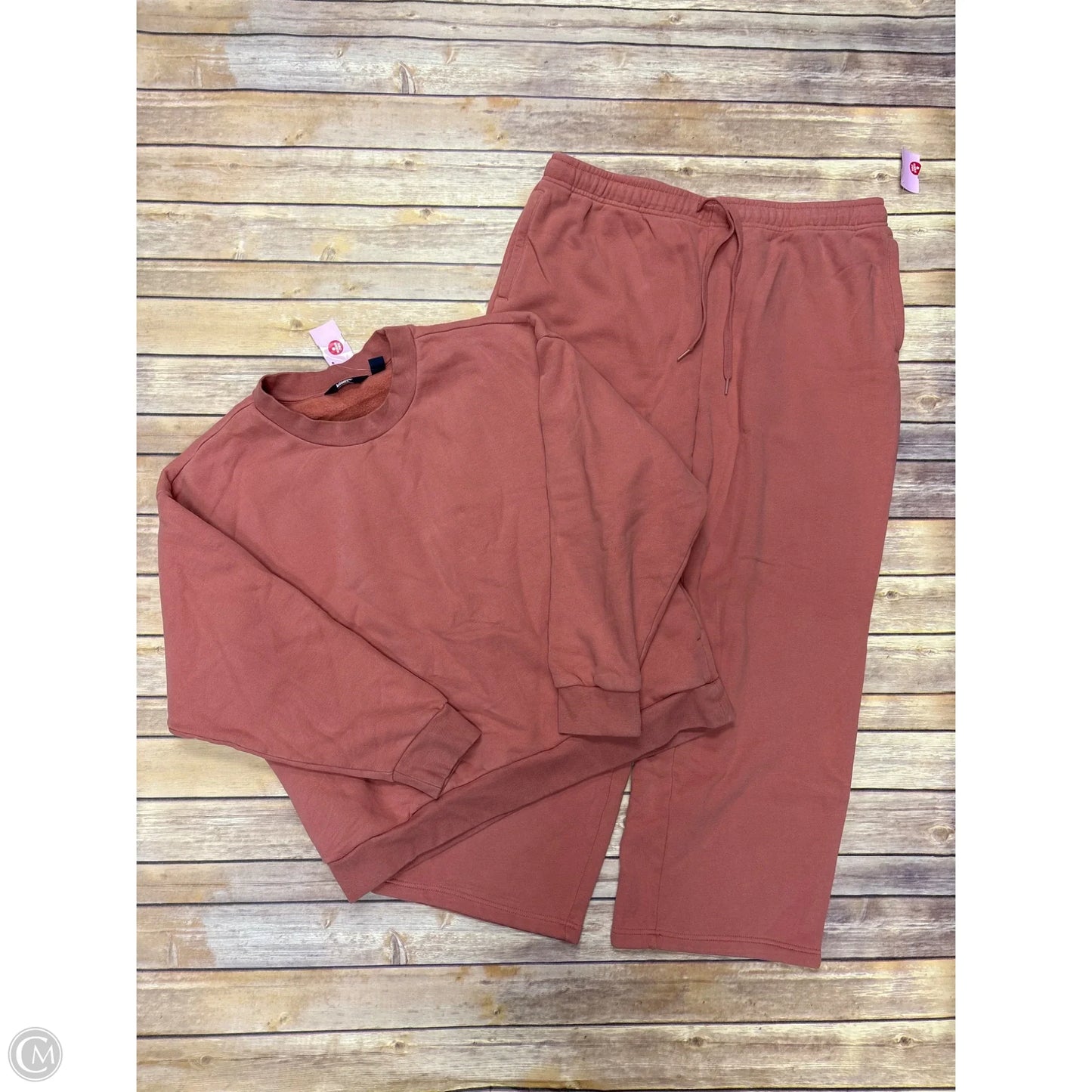 Pants Set 2pc By Lands End In Pink, Size: L