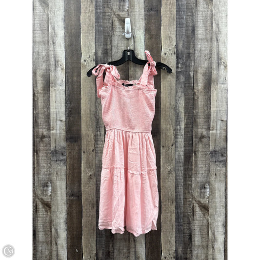 Dress Casual Midi By Zesica In Pink, Size: S