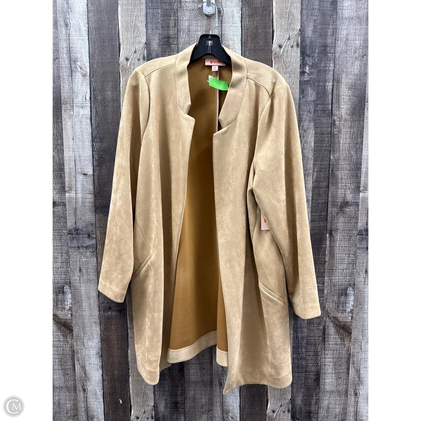 Jacket Other By Evri In Tan, Size: 0x