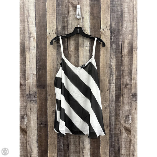 Top Sleeveless By Torrid In Black & White, Size: 2x