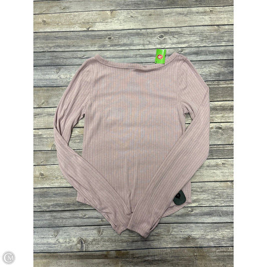 Athletic Top Long Sleeve Crewneck By Danskin In Purple, Size: S