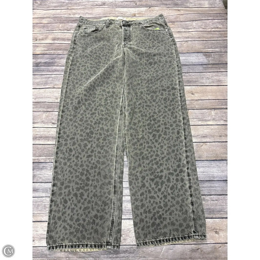 Jeans Wide Leg By Universal Thread In Animal Print, Size: 12