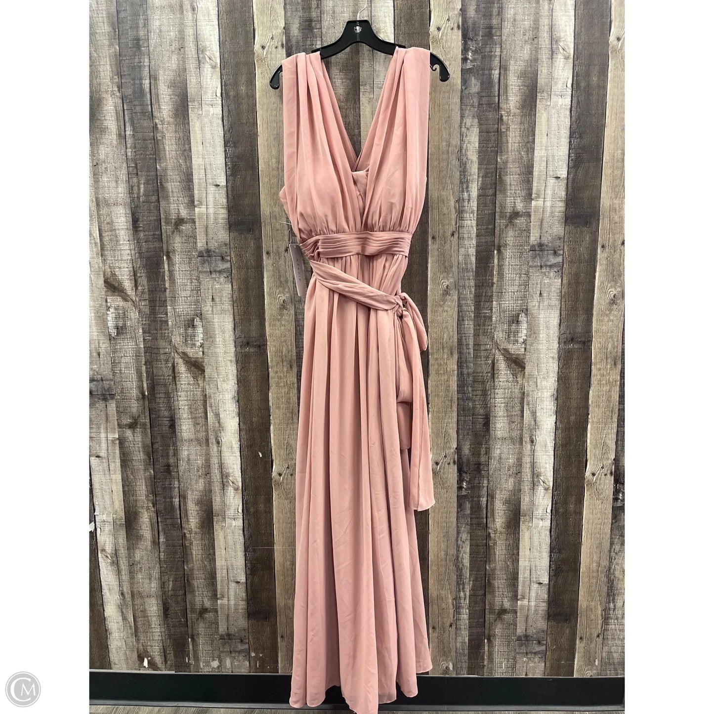 Dress Casual Maxi By Cme In Pink, Size: L