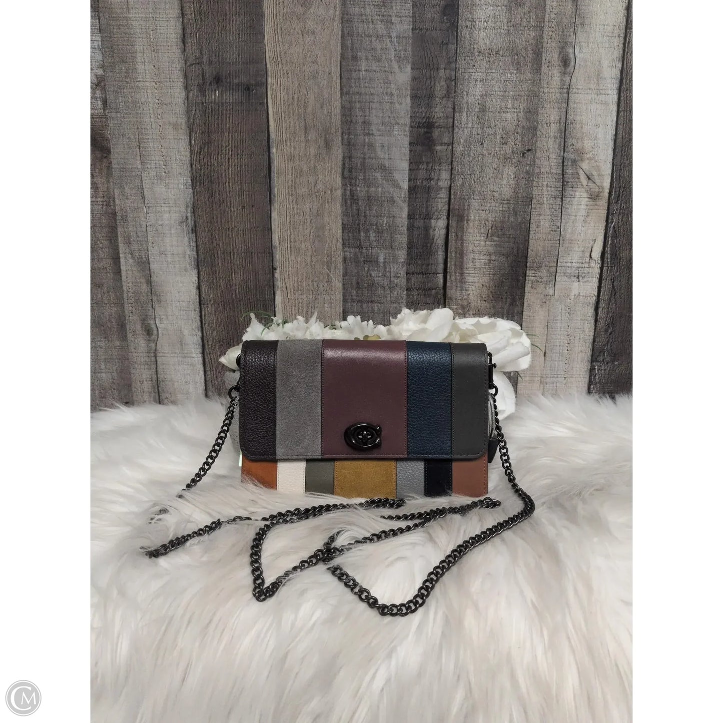 Crossbody Designer By Coach, Size: Medium