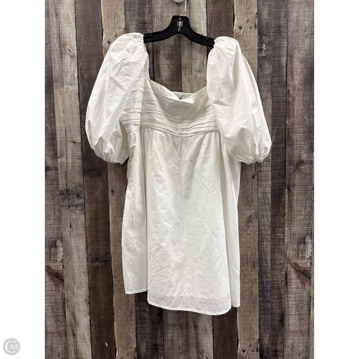 Dress Casual Midi By Abercrombie And Fitch In White, Size: M