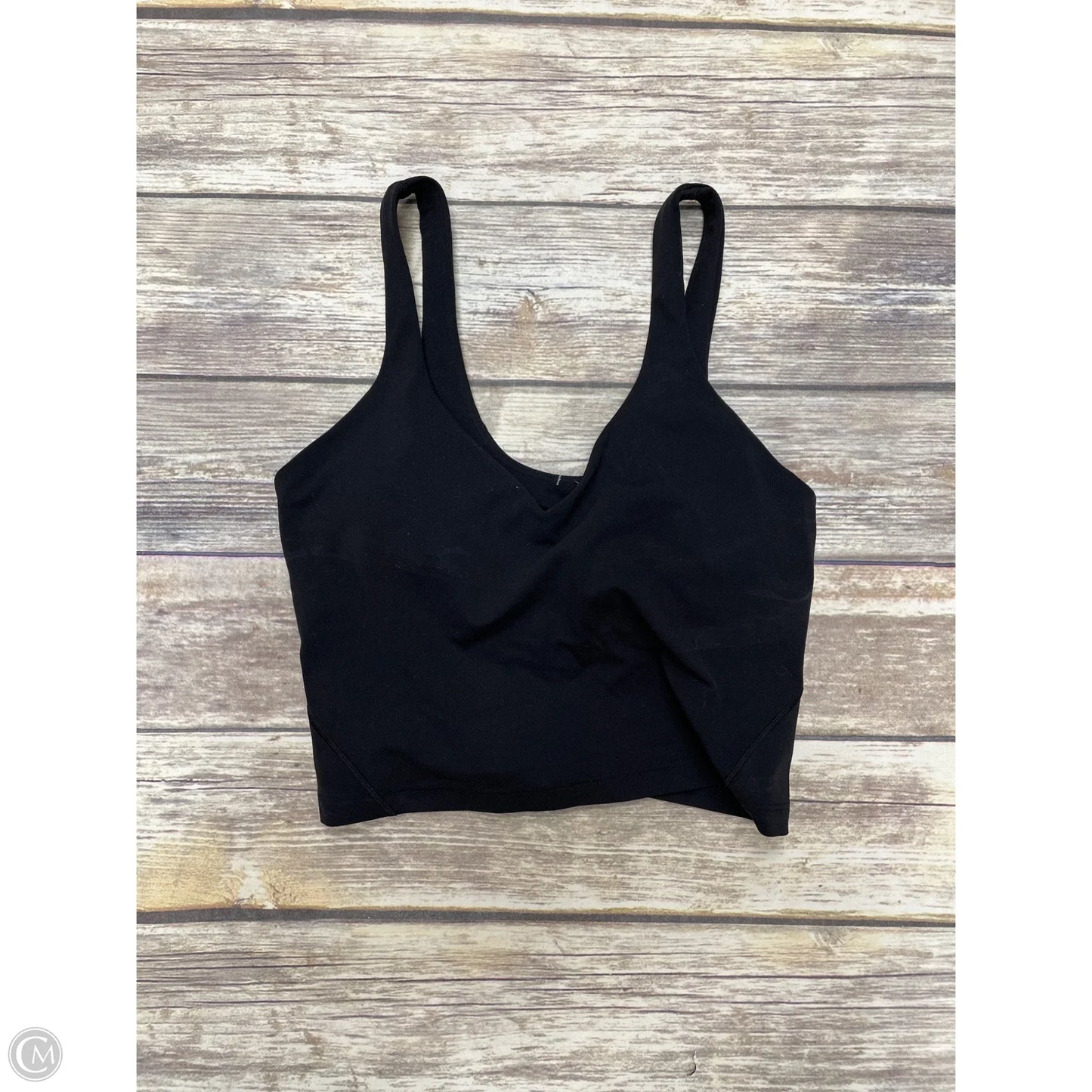 Athletic Tank Top By Lululemon In Black, Size: 6
