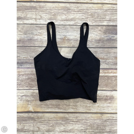 Athletic Tank Top By Lululemon In Black, Size: 6