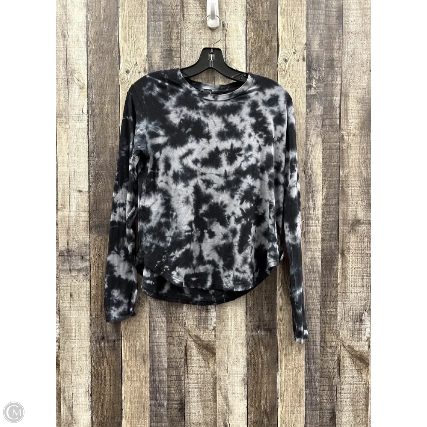 Top Long Sleeve By Bobi In Tie Dye Print, Size: S