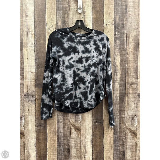 Top Long Sleeve By Bobi In Tie Dye Print, Size: S