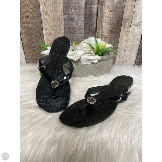 Sandals Designer By Tory Burch In Black, Size: 8