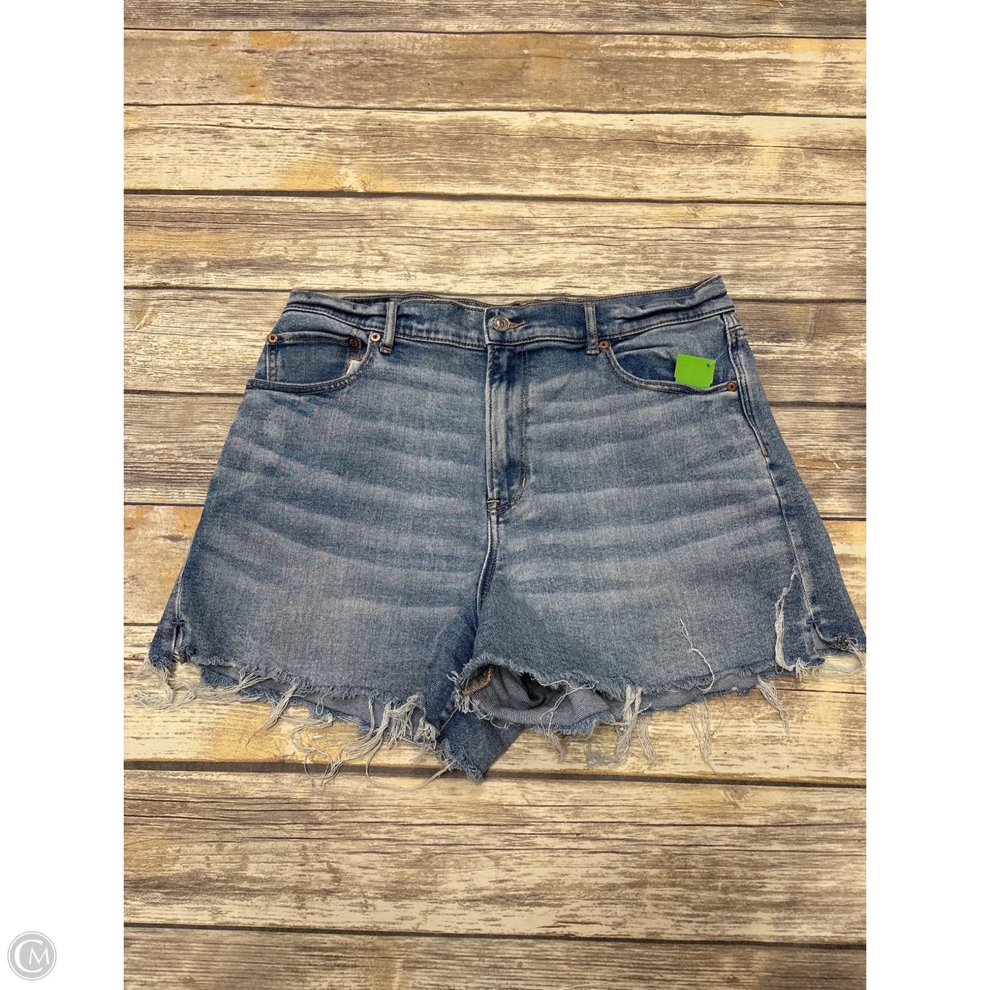 Shorts By American Eagle In Blue Denim, Size: 16
