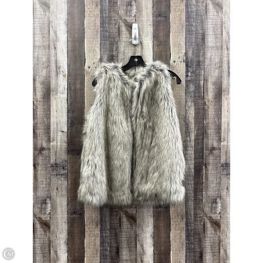 Vest Faux Fur & Sherpa By Merona In Multi-colored, Size: S