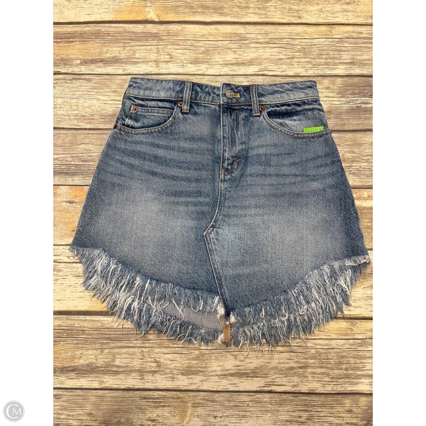 Skirt Midi By We The Free In Blue Denim, Size: 2