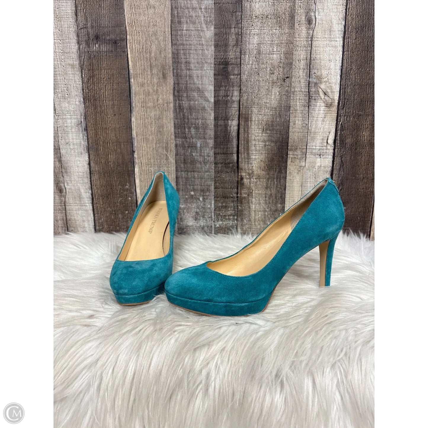 Shoes Heels Stiletto By Ivanka Trump In Teal, Size: 6
