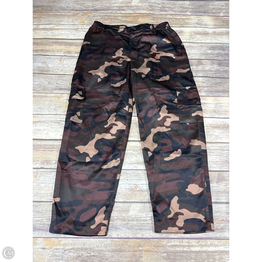 Pants Wide Leg By Bar Iii In Camouflage Print, Size: 0x