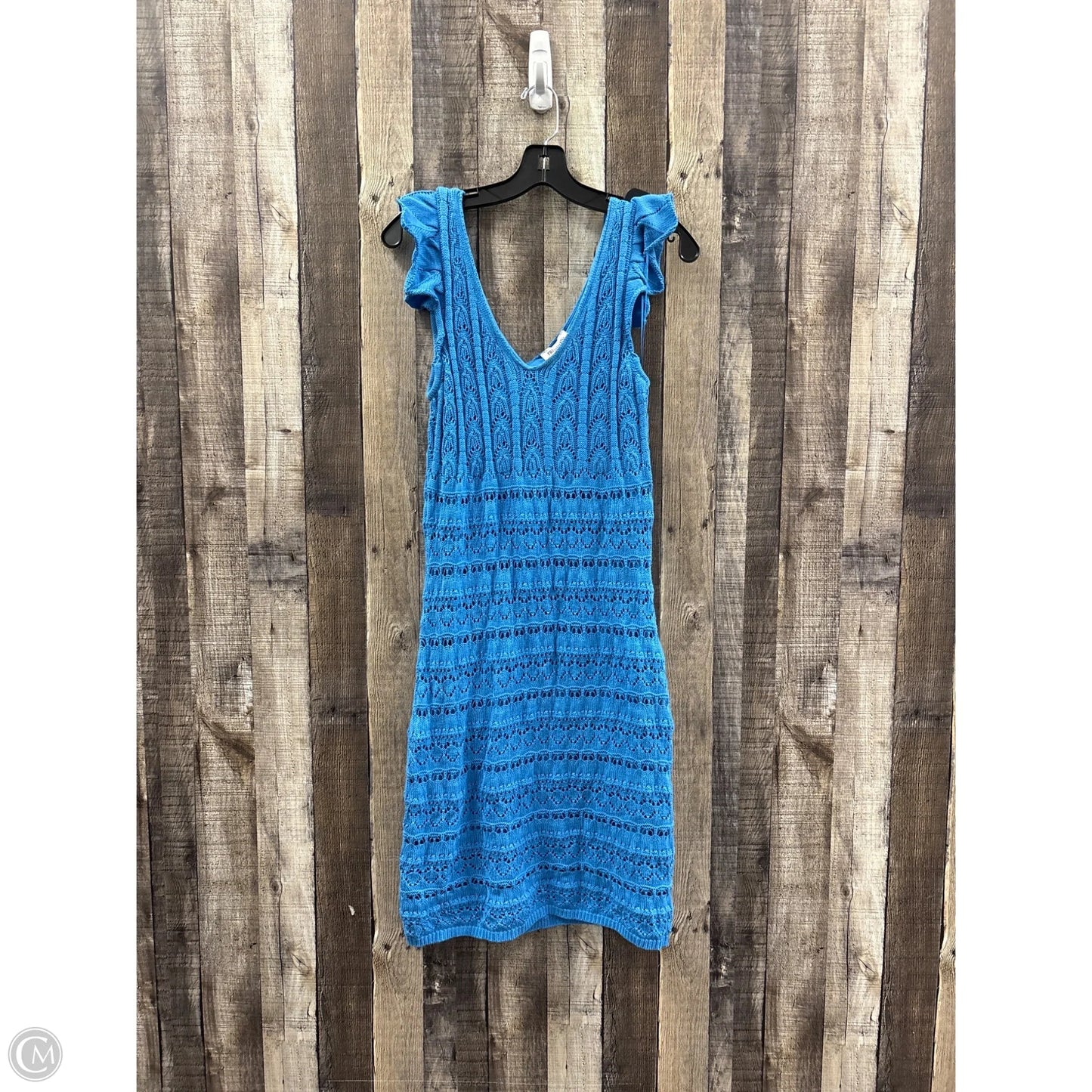 Dress Casual Midi By Freshman In Blue, Size: Xl