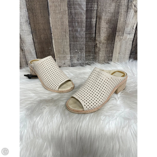 Sandals Heels Block By Dolce Vita In Tan, Size: 7.5