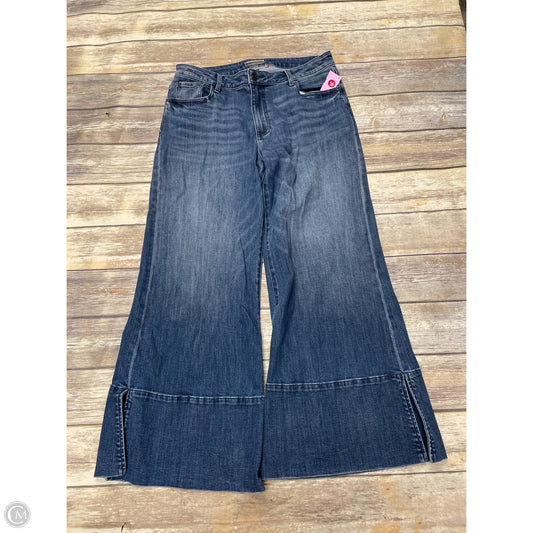Jeans Wide Leg By Kut In Blue Denim, Size: 10