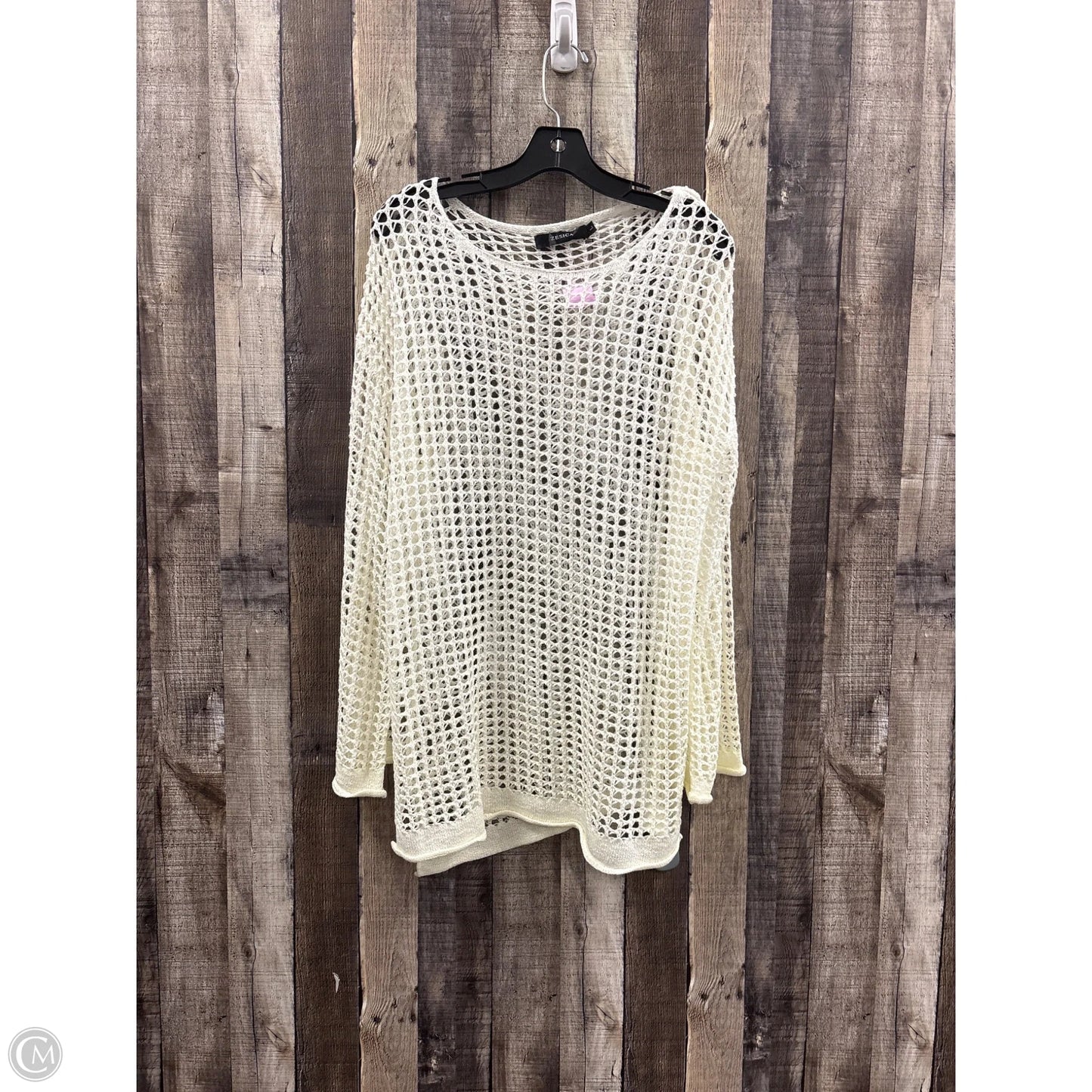 Swimwear Cover-up By Zesica In Cream, Size: L