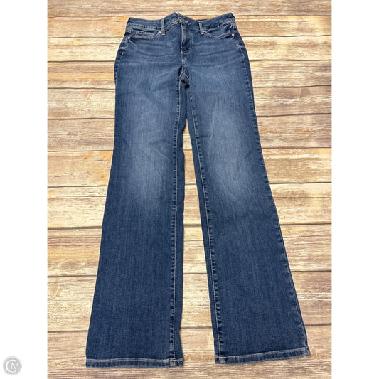 Jeans Straight By Not Your Daughters Jeans In Blue Denim, Size: 4