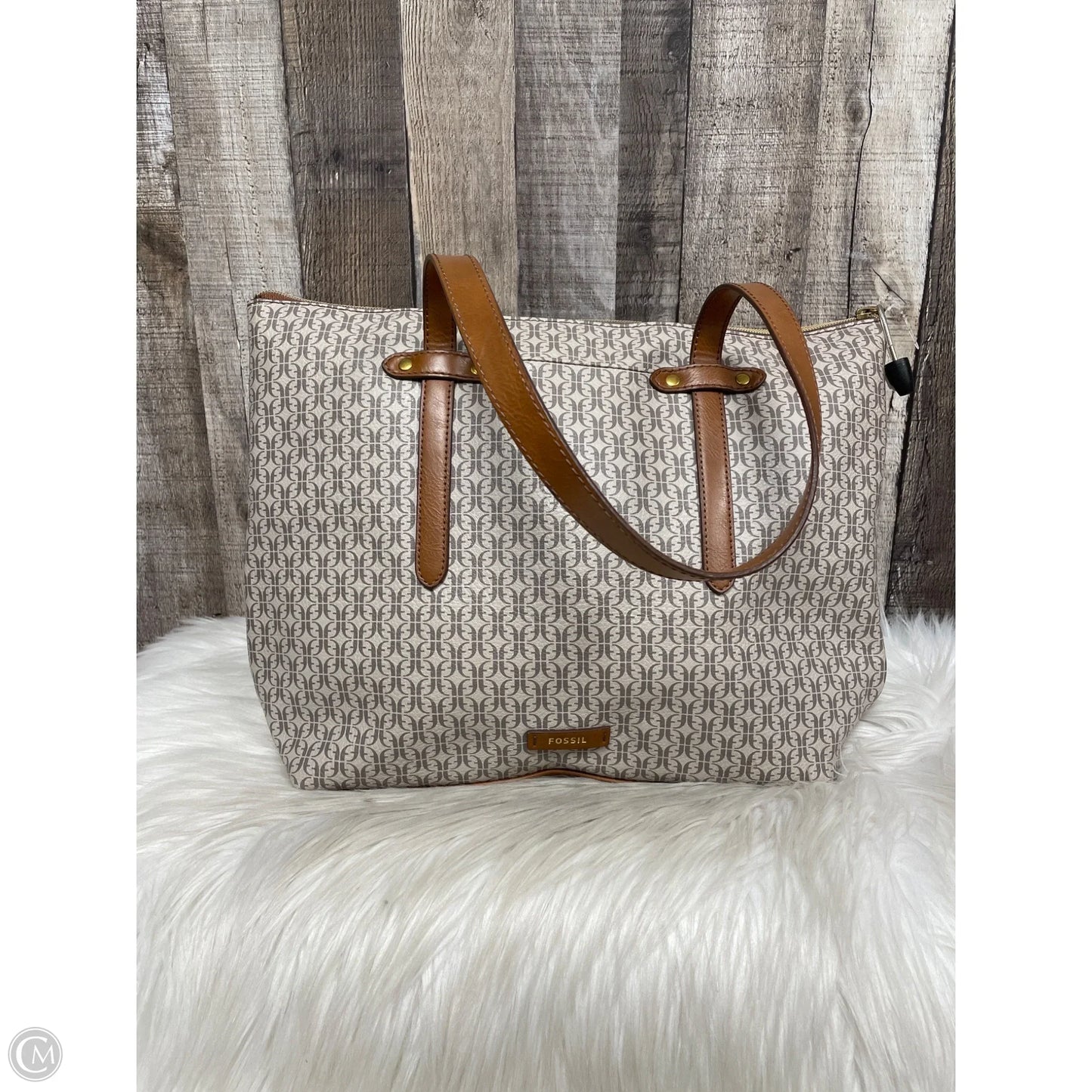 Handbag By Fossil, Size: Large