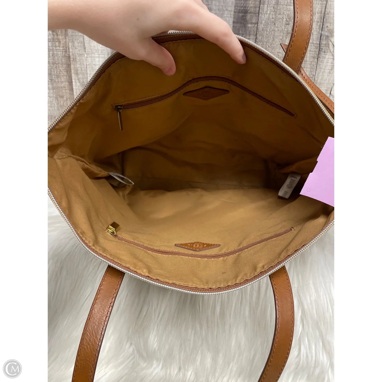 Handbag By Fossil, Size: Large