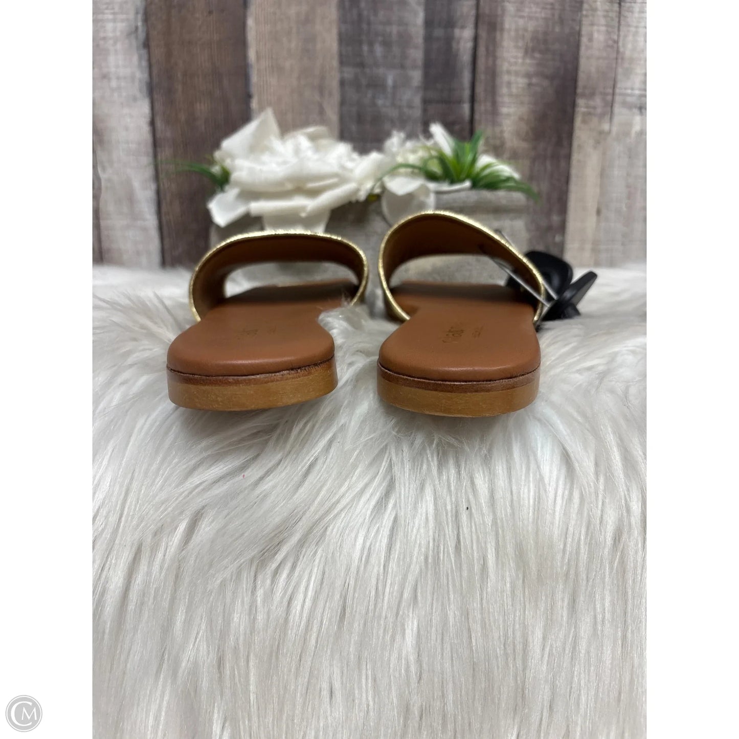 Sandals Flats By Cmb In Brown, Size: 8