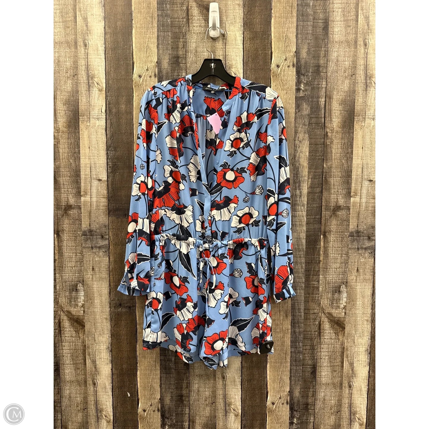 Dress Casual Midi By Cme In Blue & Red, Size: M