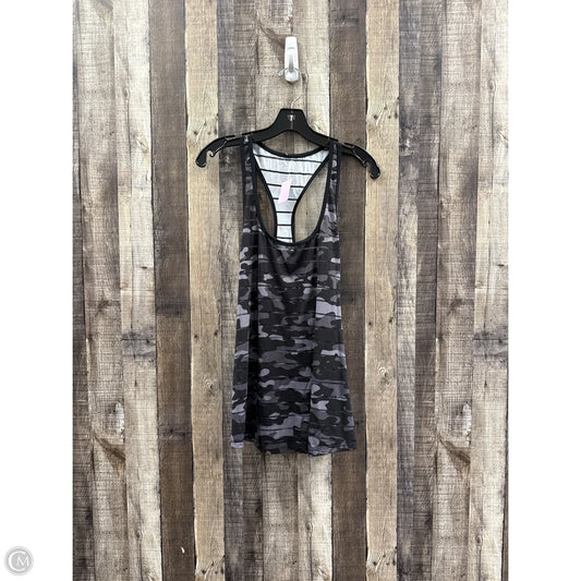 Athletic Tank Top By Zyia In Black & Grey, Size: 3x